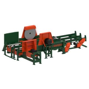 SWEED dual end trim saw for automated panel processing