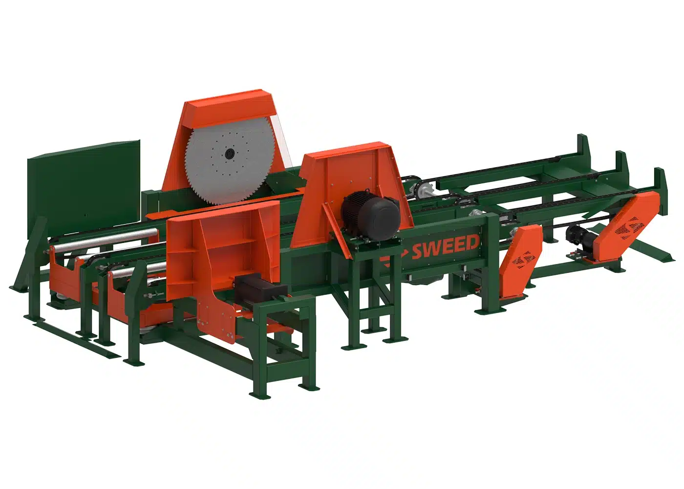 SWEED dual end trim saw for automated panel processing