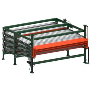 SWEED infeed roll section for efficient veneer dryer feeding