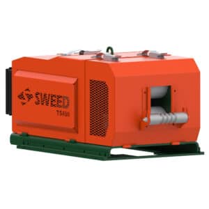 SWEED Model TS450 tube scarf chopper for processing O.D. bead scarf