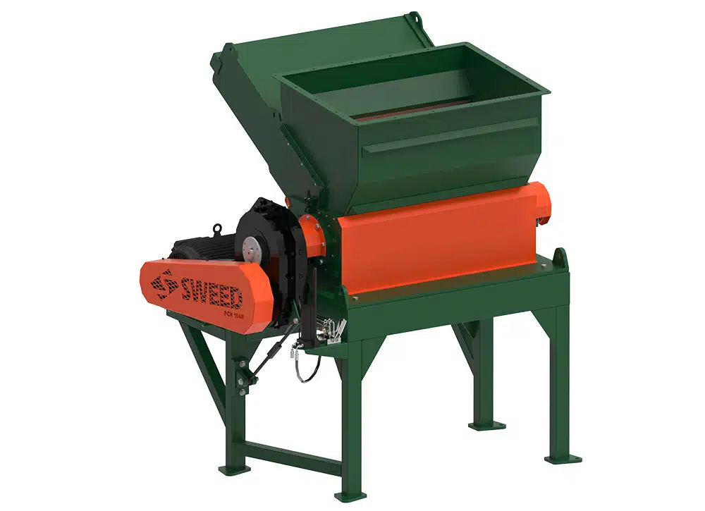 SWEED PCR1048 wire and cable recycling shredder for nonferrous material processing