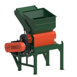 SWEED PCR1542 cable recycling system prechopper for bulk material reduction