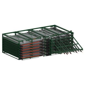 SWEED right-angle veneer dryer unloader for compact installations