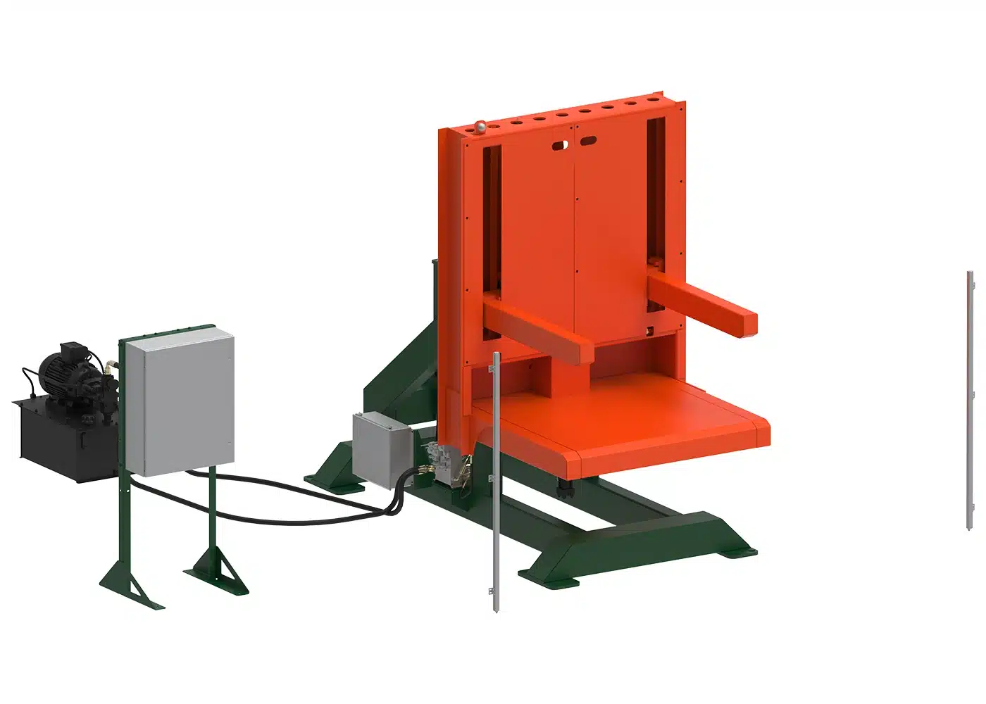 SWEED rotating bundle turner for compact material handling
