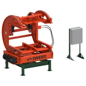 SWEED rotating C-Turner for same-side loading and unloading