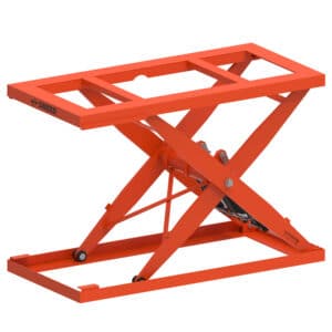 SWEED Scissor Hoist hydraulic lift for veneer material handling