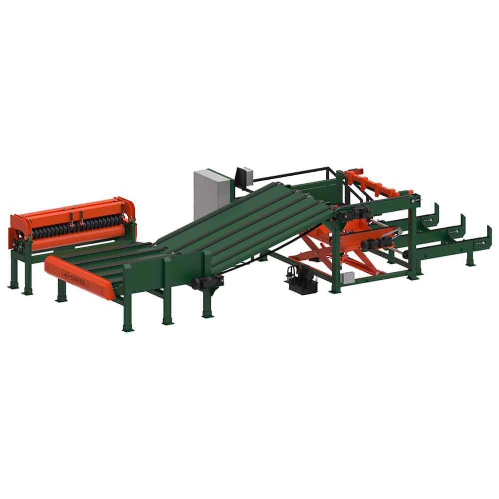 SWEED strip stacker for efficient green-chain processing