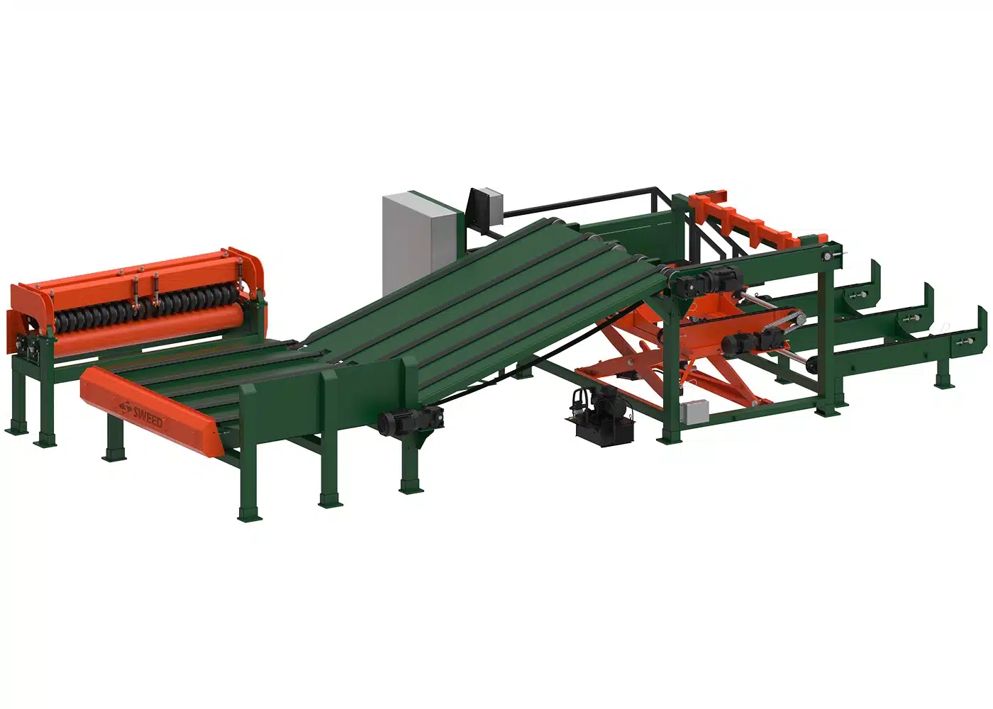 SWEED strip stacker for efficient green-chain processing