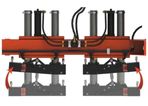 SWEED vacuum feeder peel cups for precision veneer handling