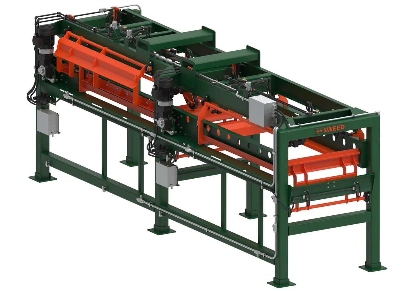 SWEED automated panel stacker for high-speed production