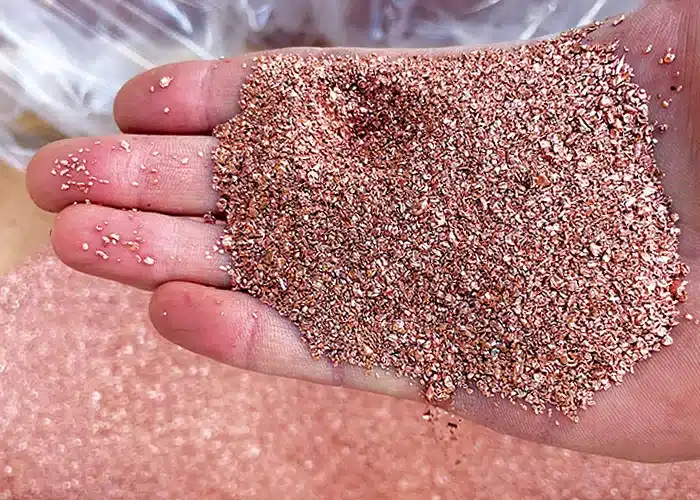 Clean Copper Separated by SWEED Tailings Clean Up System