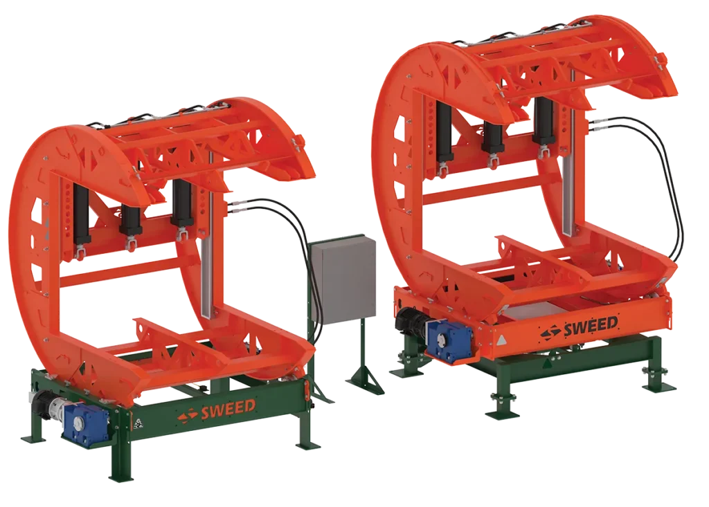 Side-by-side comparison: Standard C-Turner (left) and Rotating C-Turner (right).